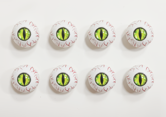 JY26-1 Realistic Bloodshot Eyeball Halloween Decorations - 8 Piece Set