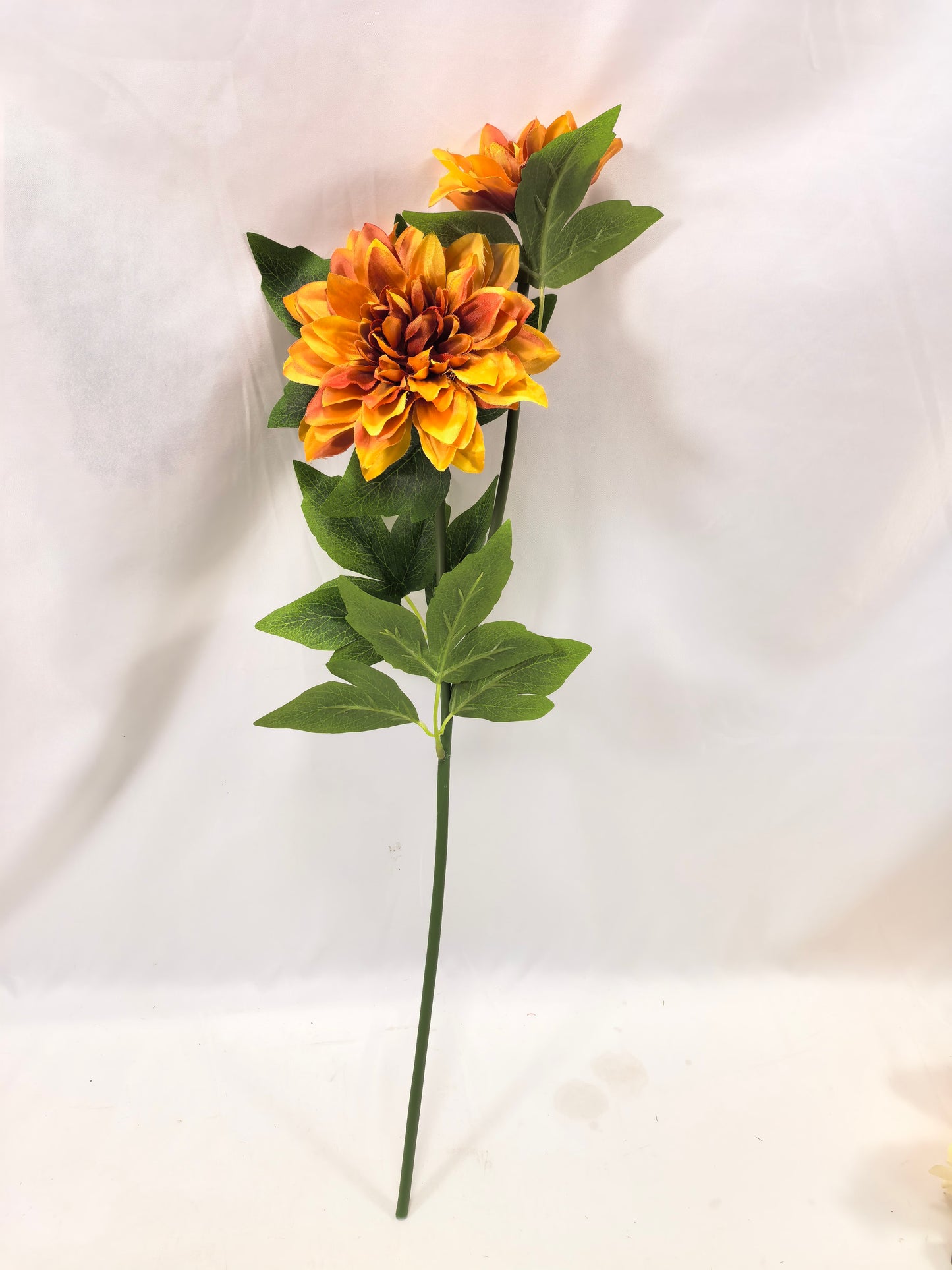 GE26-009 Double-Head Dahlia Stem (Multiple Colors)
