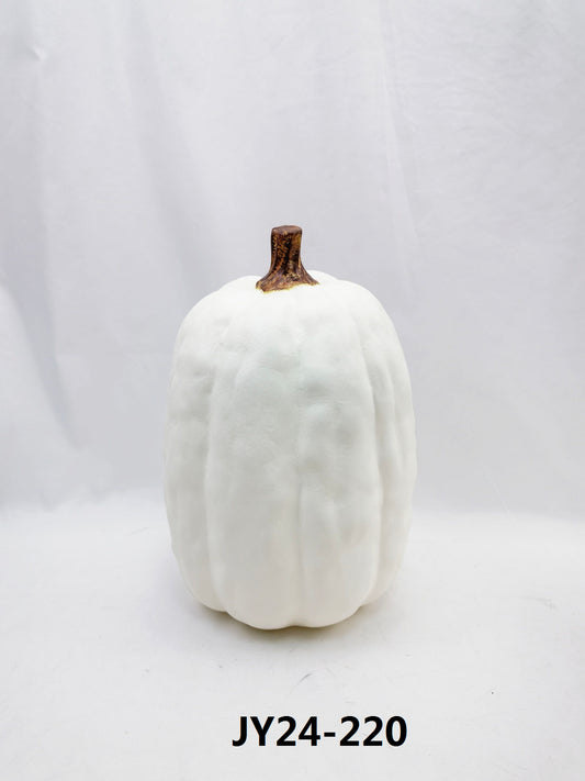 JY24-223 Classic Solid Color Pumpkins (Orange & White Varieties)