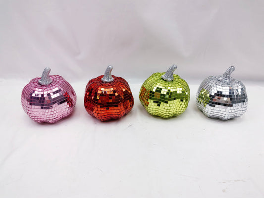 JY24-228 Disco Ball Mirror Pumpkins