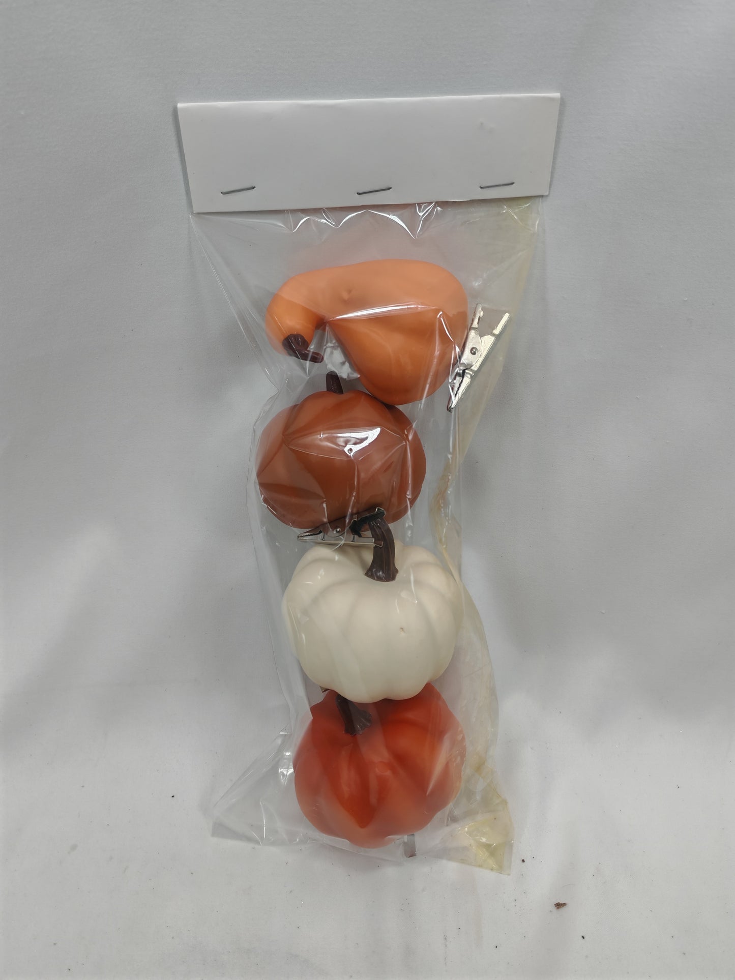 JY25-YX0071 Mini Artificial Pumpkin Trio Set (Retail Polybag Packaging)