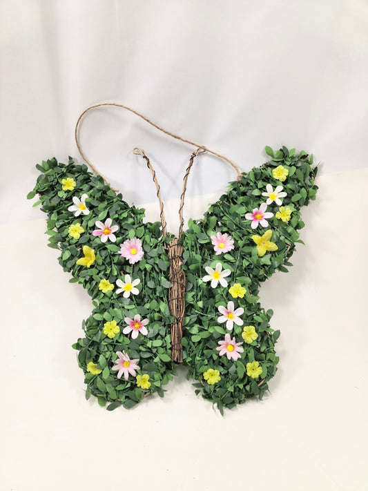 Butterfly Topiary Wall Wreath