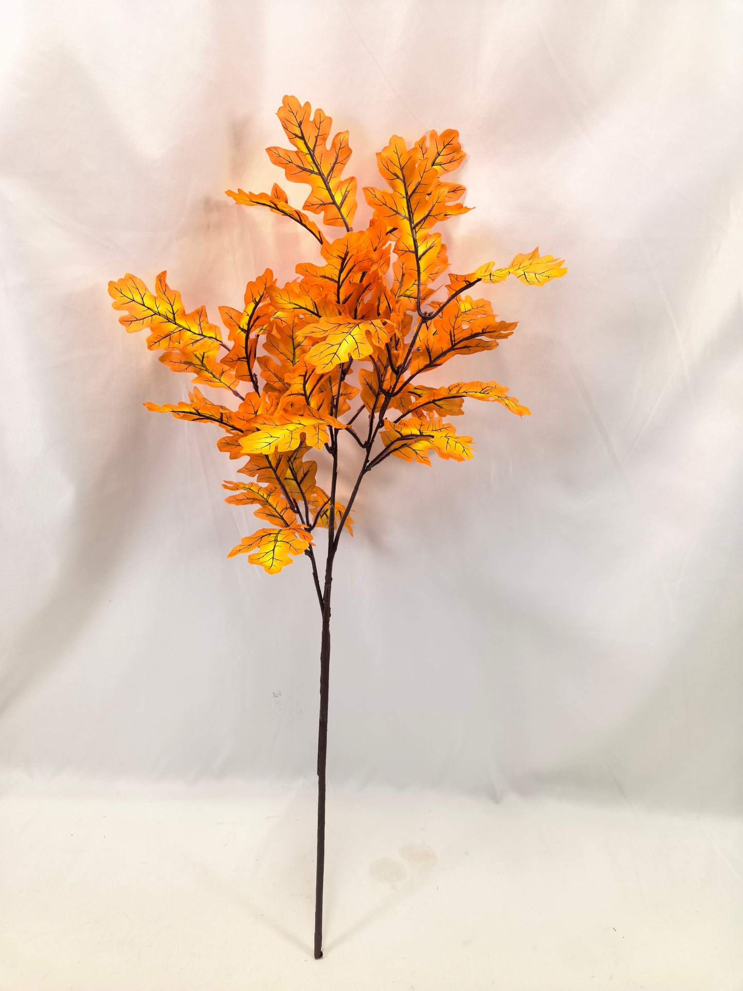 GE26-019 Autumn Maple & Oak Leaf Bush Stem (Multiple Colors)