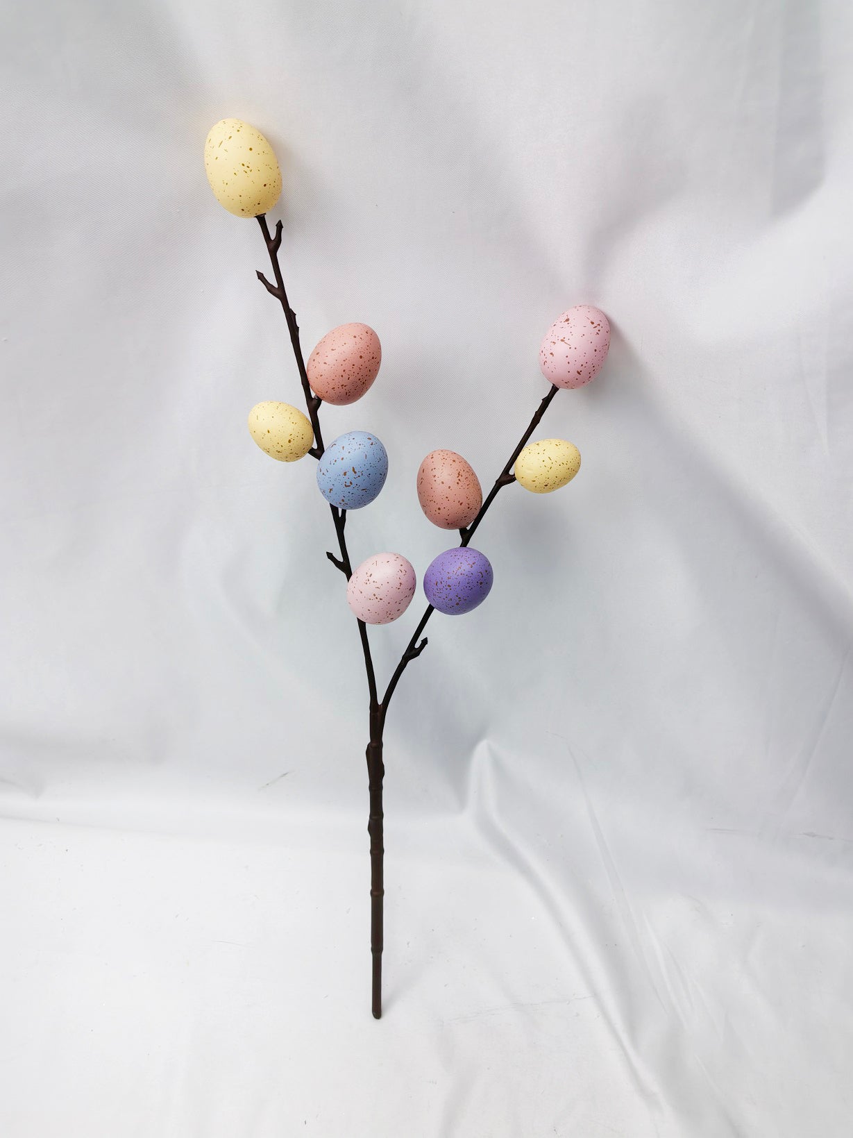 Speckled Easter Egg Stem - Pastel Spring Floral Pick