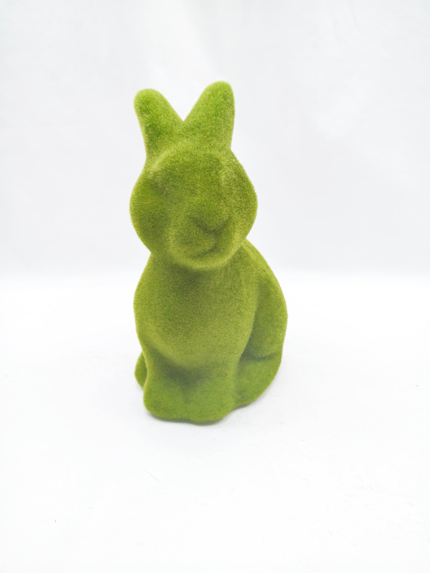 Flocked Green Bunny - Easter Spring Tabletop Decor