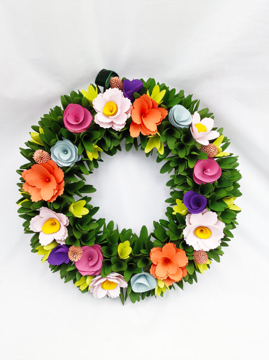 Spring Floral Wreath