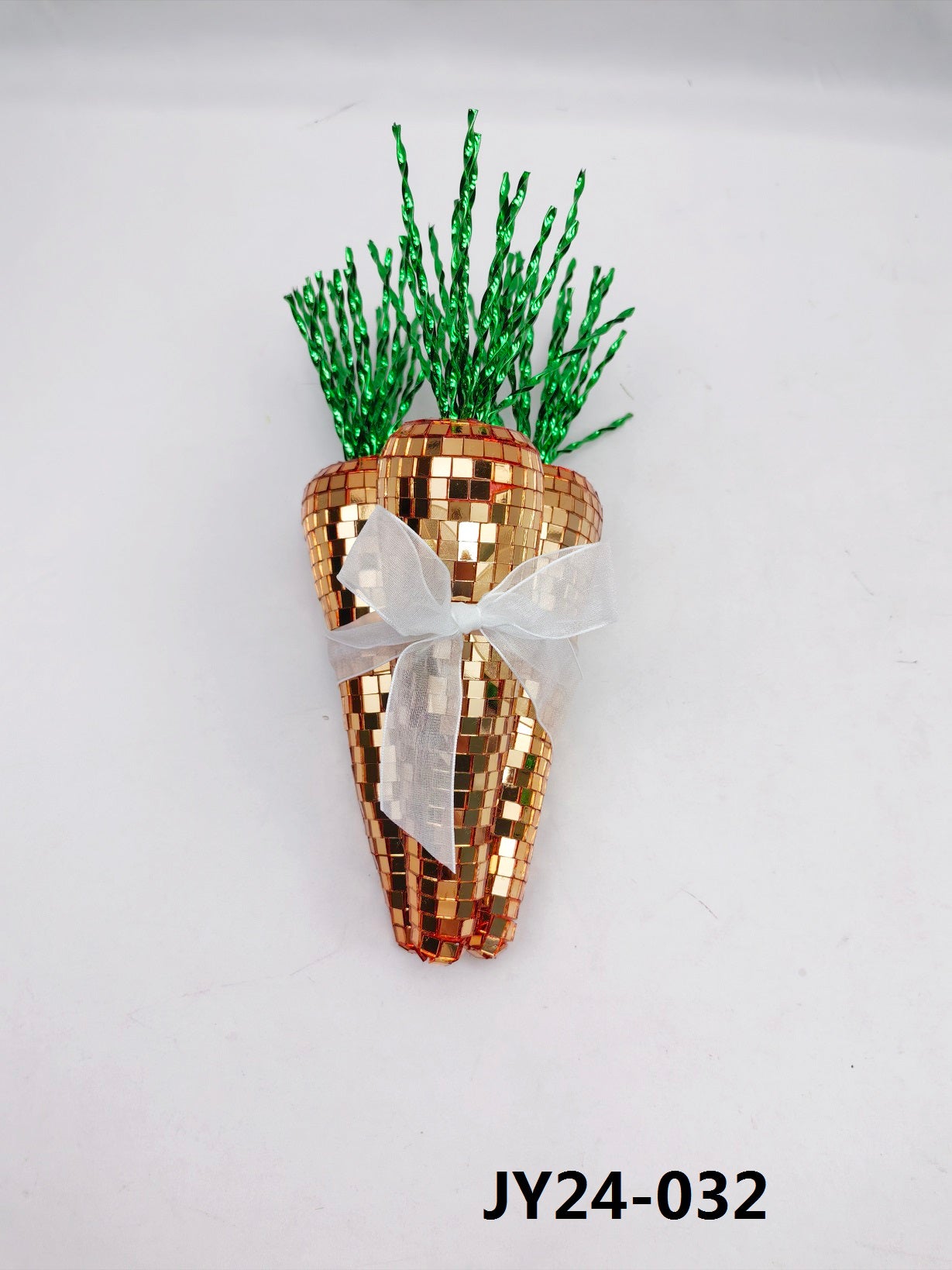 Disco Mirror Carrot Bundle - Gold Easter Spring Decor