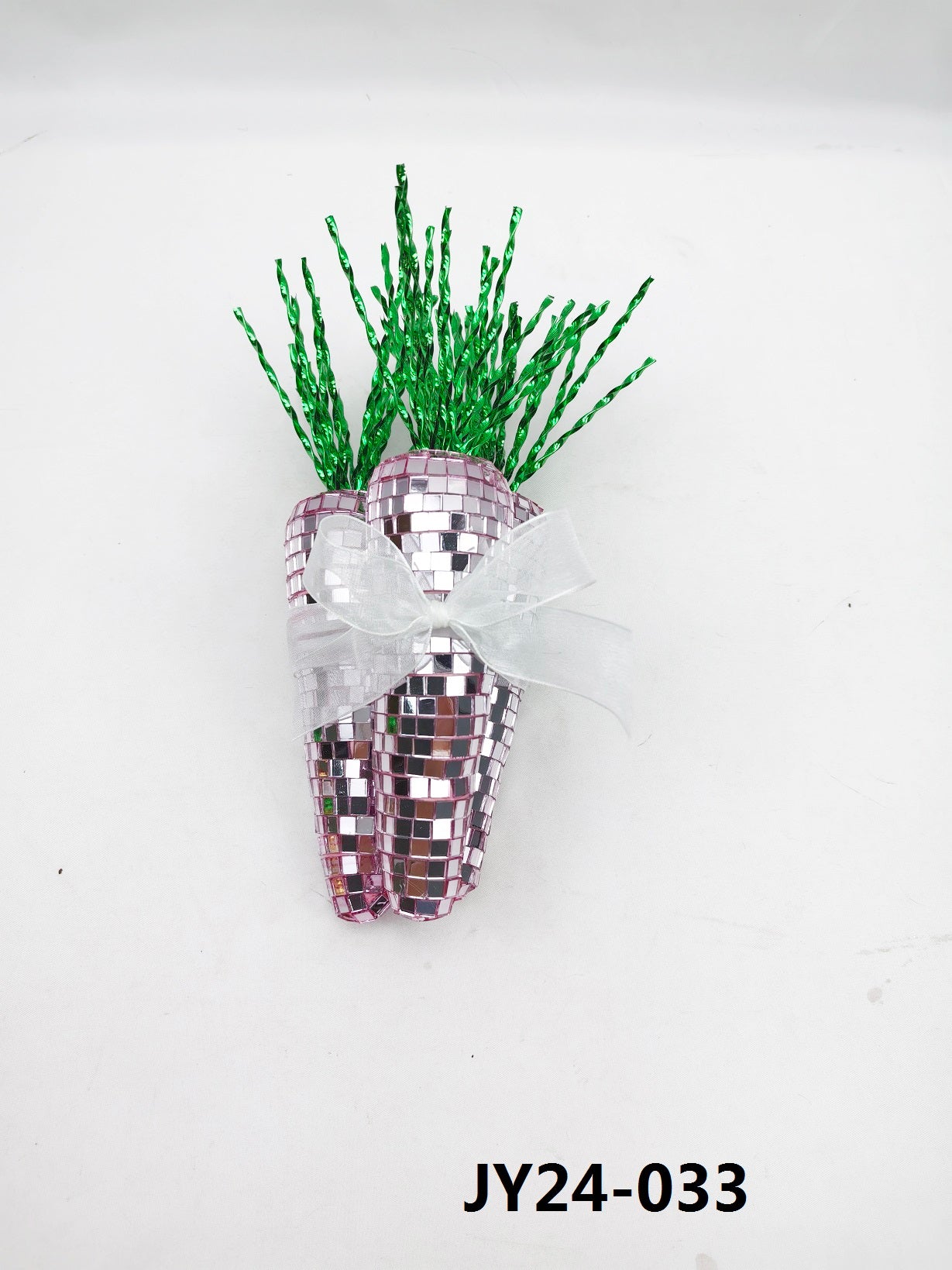Disco Mirror Carrot Bundle - Gold Easter Spring Decor