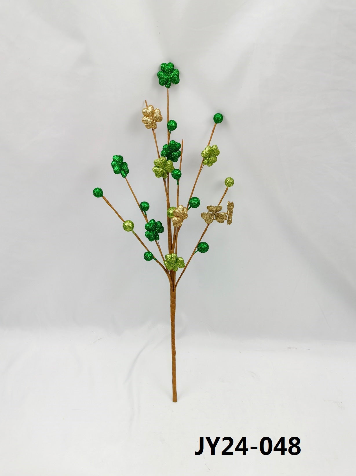Glitter Shamrock Berry Spray