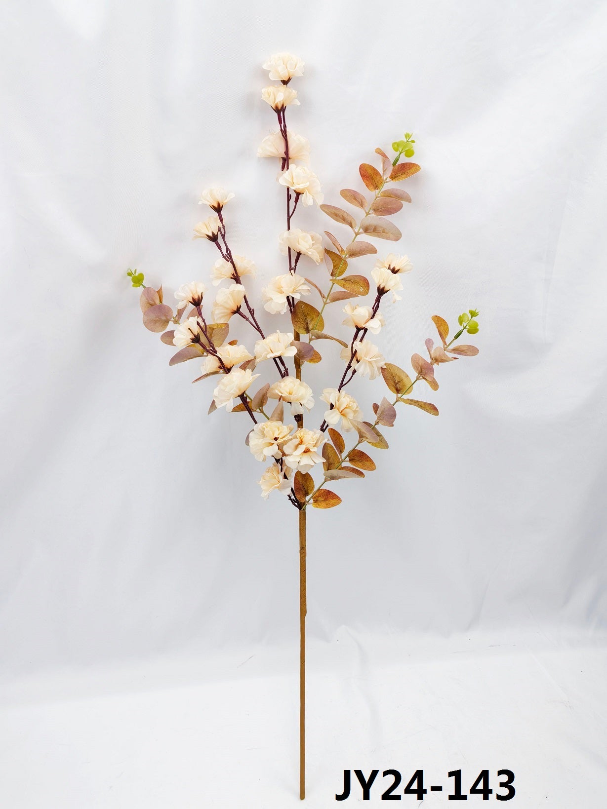 JY24-143 Cream & Sage Artificial Flower Pick