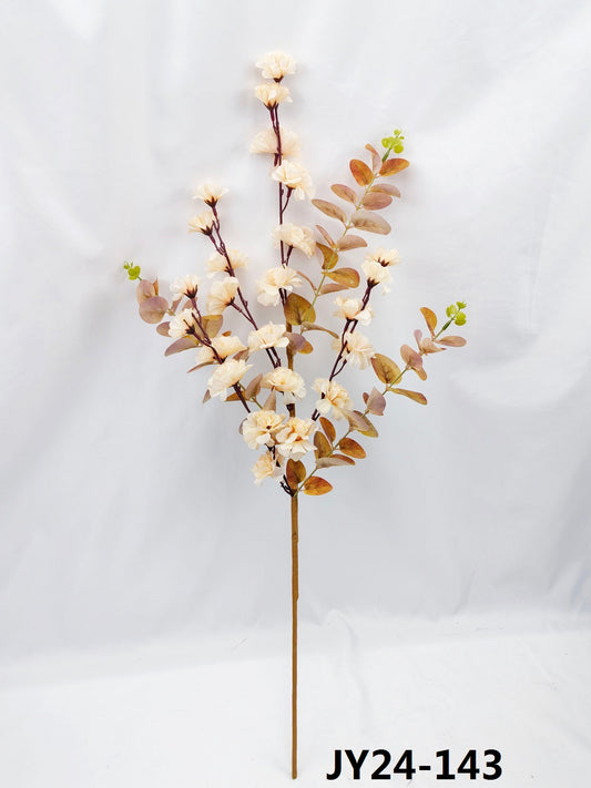 JY24-143 Cream & Sage Artificial Flower Pick