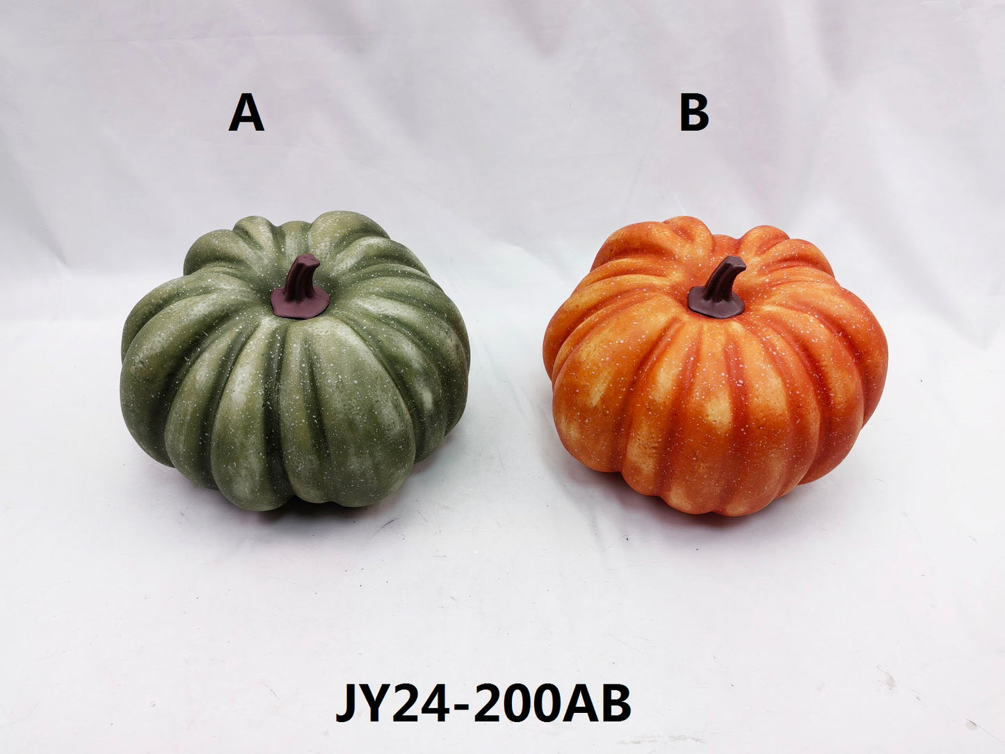 JY24-200AB Matte Glitter Pumpkins