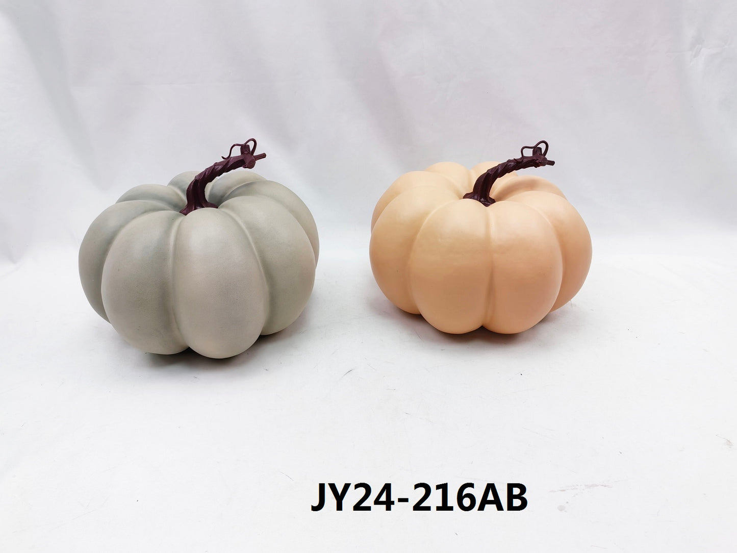JY24-216 Classic Smooth Harvest Pumpkins (Multi-color)