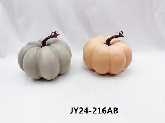 JY24-216 Classic Smooth Harvest Pumpkins (Multi-color)