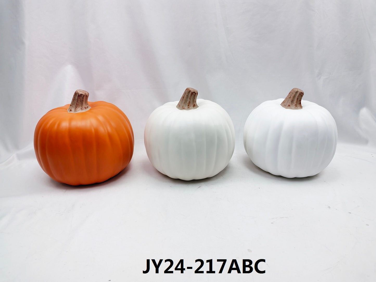 JY24-216 Classic Smooth Harvest Pumpkins (Multi-color)