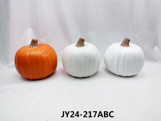 JY24-216 Classic Smooth Harvest Pumpkins (Multi-color)