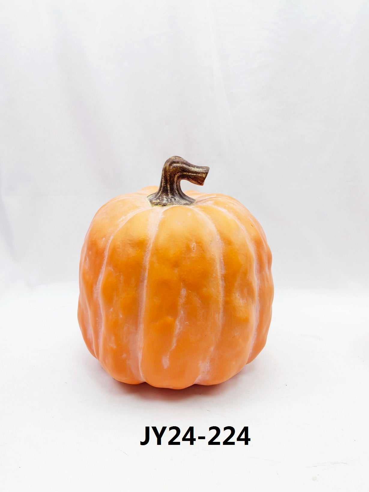 JY24-223 Classic Solid Color Pumpkins (Orange & White Varieties)