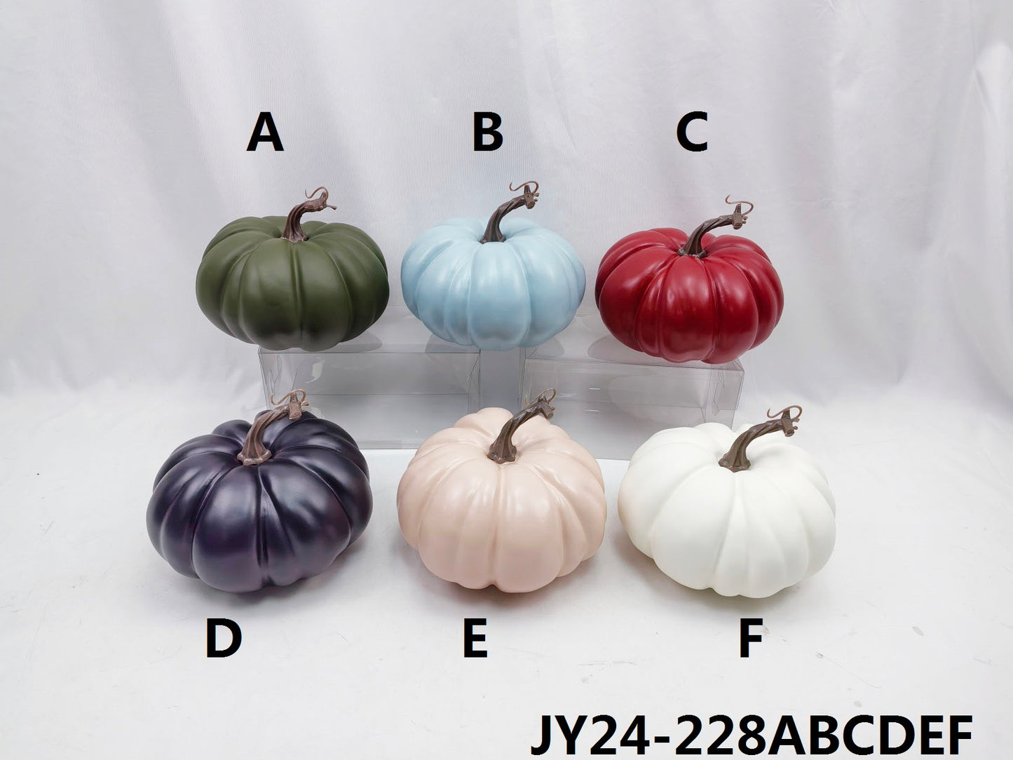 JY24-228 6-Color Matte Pumpkin Collection