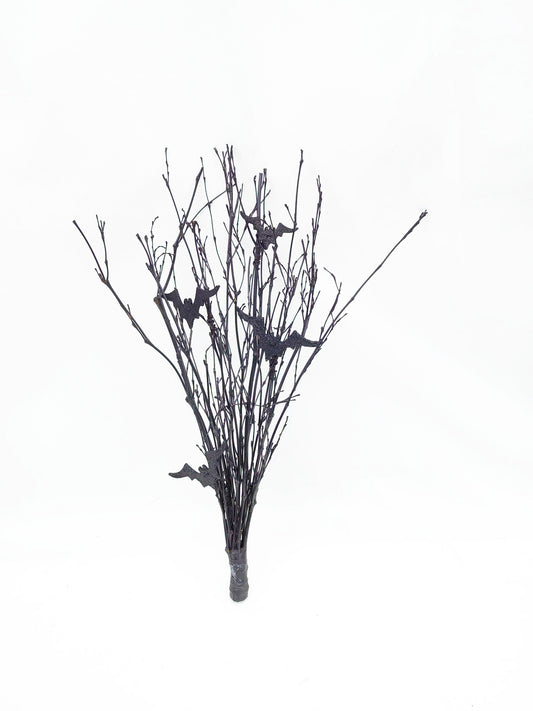 JY24-239 Black Twig Pick with Bats