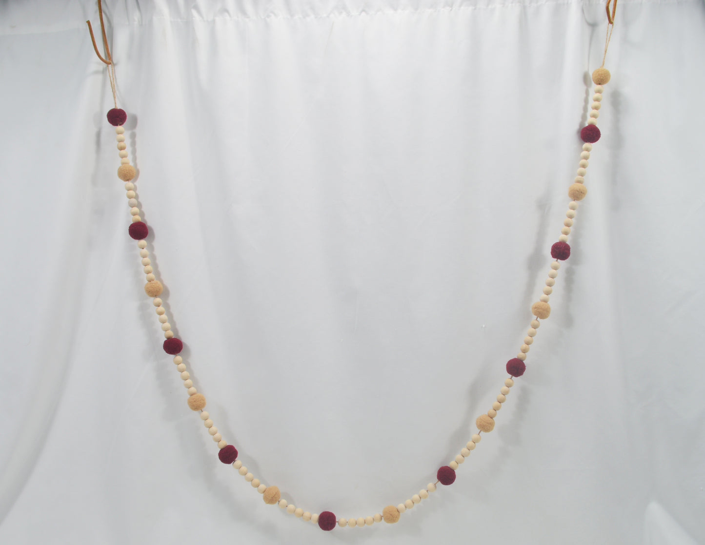 JY25 Felt Ball & Mini Pumpkin Autumn Garland (Multi-Style Options)