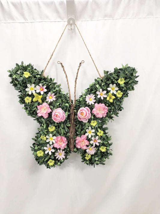 Butterfly Topiary Wall Wreath