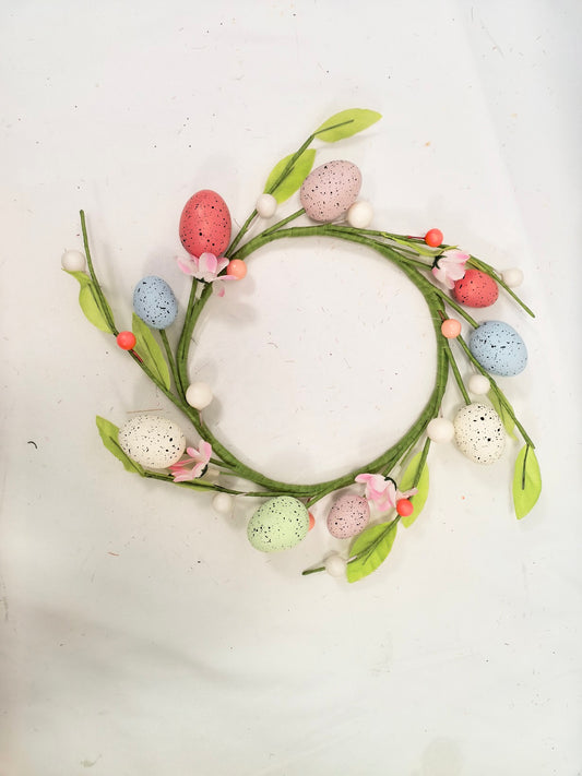 Easter Egg & Berry Vine Wreath