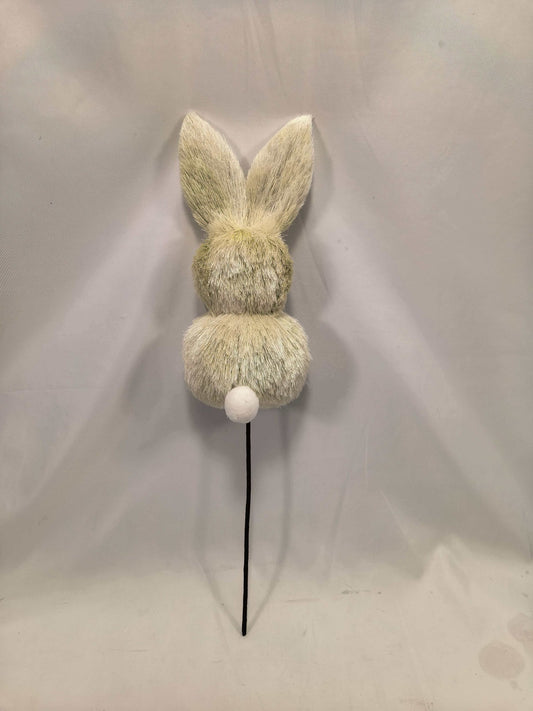 Fluffy Bunny Tail Garden Stake